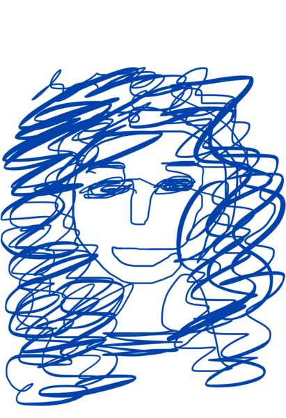 to ask you on DD's behalf to draw yourself in one continuous line?