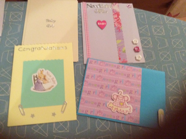 Baby girl card