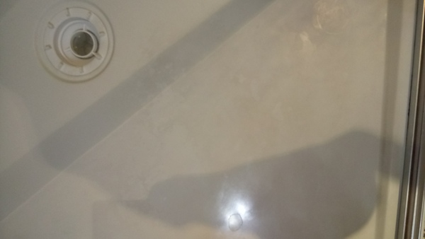 I am excited about cleaning the shower tray