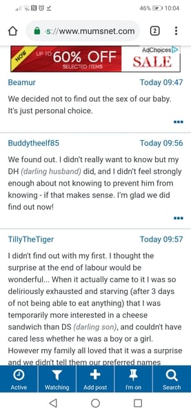 Are you finding out the gender and why?