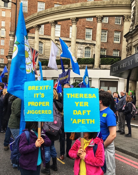 It's here! - the day we march against the chaos that is Brexit.