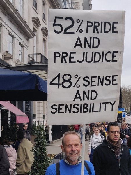 It's here! - the day we march against the chaos that is Brexit.