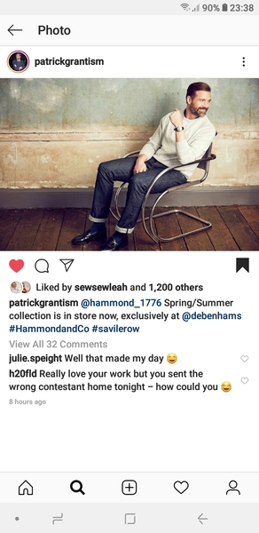 Great British Sewing Bee- Patrick's official appreciation society bound by wundaweb