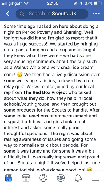 To think scouts isn't the place