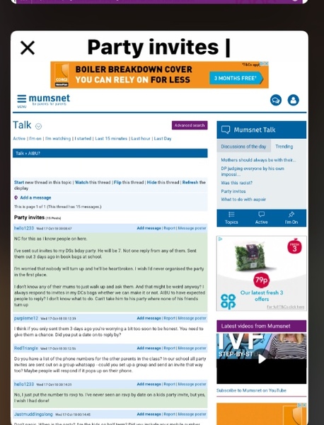 Discussions of the day