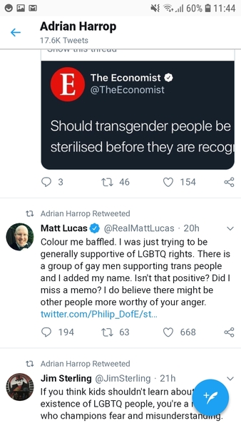 Matt Lucas thinks 5 year olds can change sex
