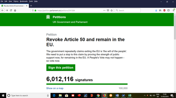 6 million and still rising . . . Time to revoke?