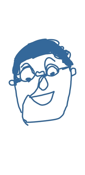 to ask you on DD's behalf to draw yourself in one continuous line?