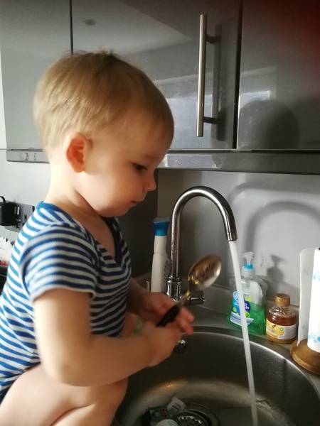 To clap my hands and skip about in a elephantine manner?