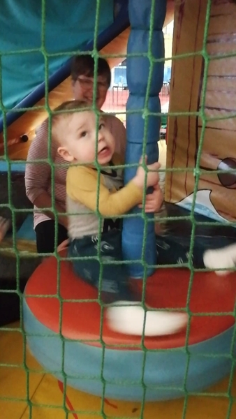 To clap my hands and skip about in a elephantine manner?