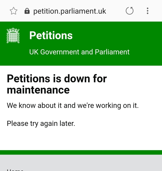 Revoke A50 petition fastest growing of all time....