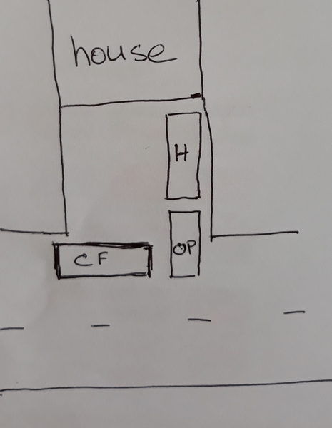 Was my friend BU about this person parking over her driveway?