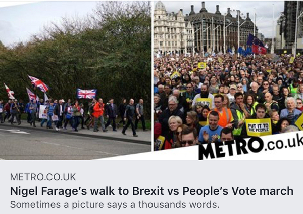 It's here! - the day we march against the chaos that is Brexit.