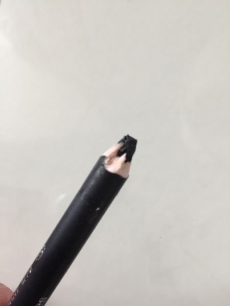 Help me to sharpen my eye pencil, I must be thick!