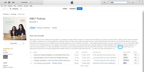 Our AIBU? podcast - let us know what you think