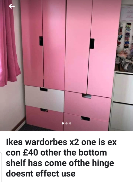 Facebook selling post misspellings