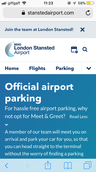 Stansted Meet and Greet.