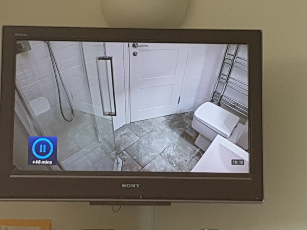 Shower- pentagon shaped