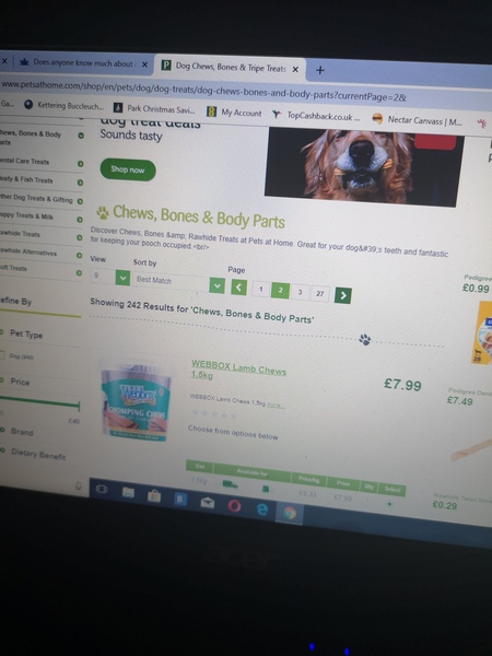 Body parts (pets at home)