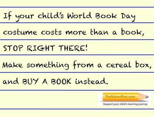 To dislike the waste of ££ on World Book Day