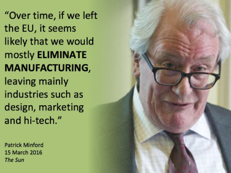 Out of interest, if you voted leave what do you do for a living?