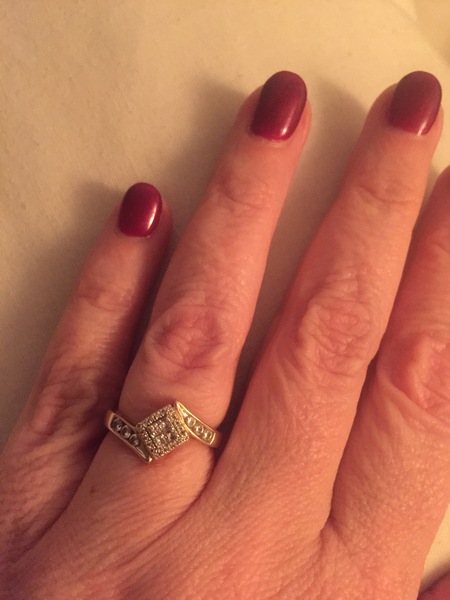 To want a small engagement ring?
