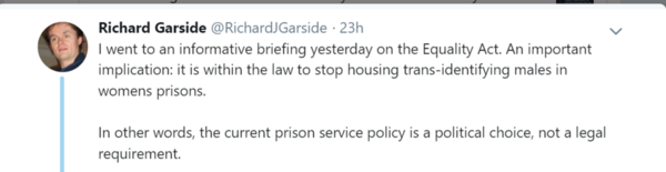 Statement on transgender prisoners Centre for Crime and Justice Studies