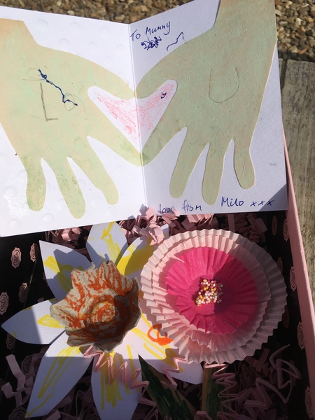 What can DGS make for Mother's Day with a paper plate and egg cartons??