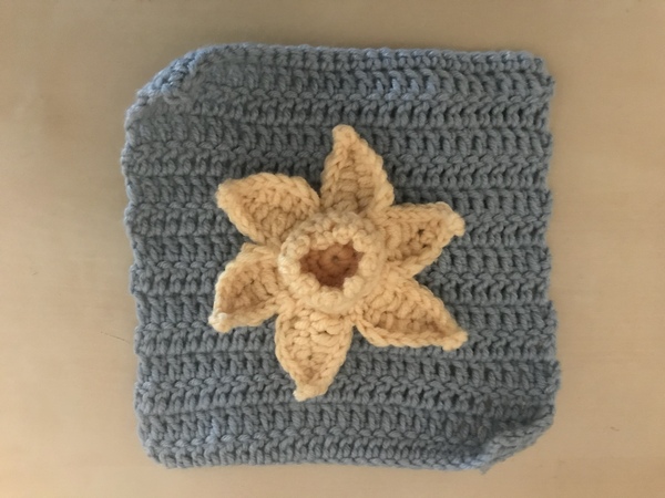 Woolly Hugs. A Blanket for SanJunipero and her son, in memory of her wife and his mum. Join us to make something very beautiful for them.  All help warmly received.