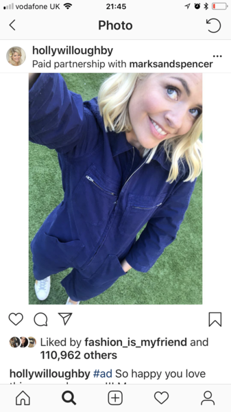 Holly Willoughbys M&S jumpsuit.  Is this going to look shit on me?