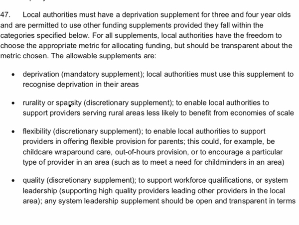 Strange situation Pupil Premium Funding