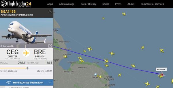 Flight Radar 24 fans......get a load of this one