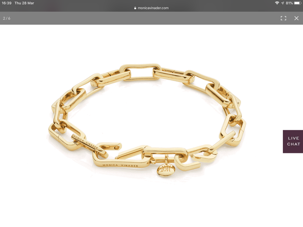 Seen any gold charm bracelets similar to this?