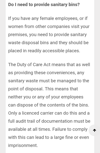 Aibu to expect my office to have a sanitary bin