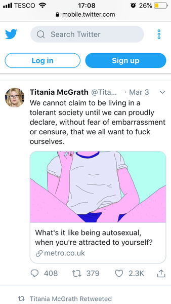 Is "autosexual" a thing now?