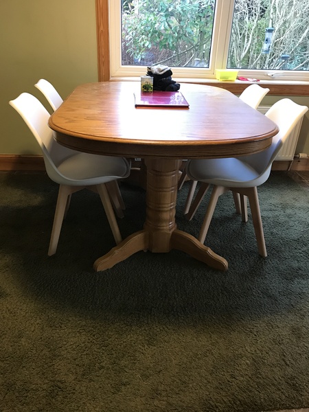 New kitchen table and chairs/bench