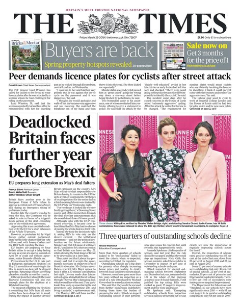 Westminstenders: Happy Brexit Day!