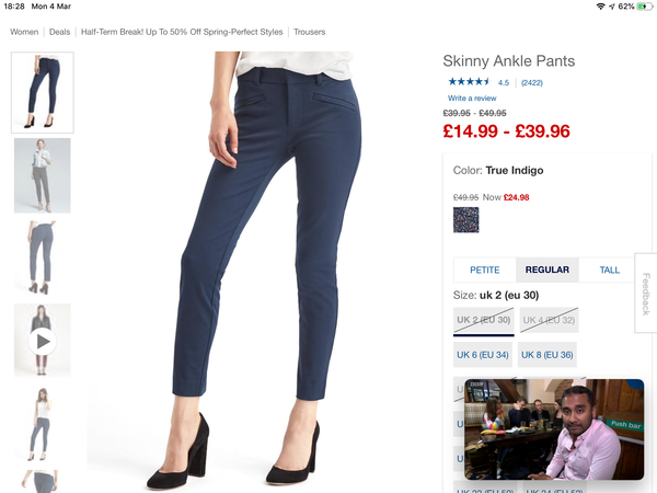 Petite trousers?