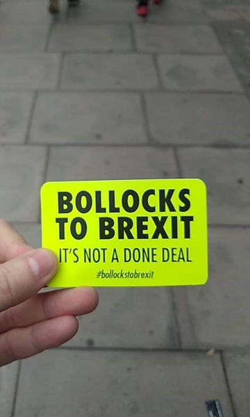 It's here! - the day we march against the chaos that is Brexit.