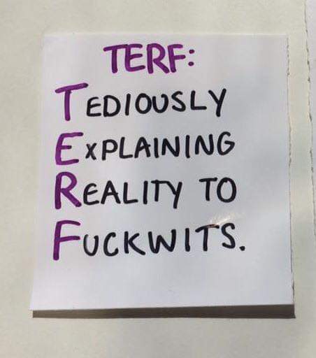 Terf is a slur