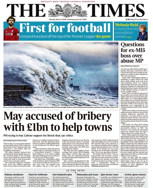 Westminstenders: May's Deal or No Deal