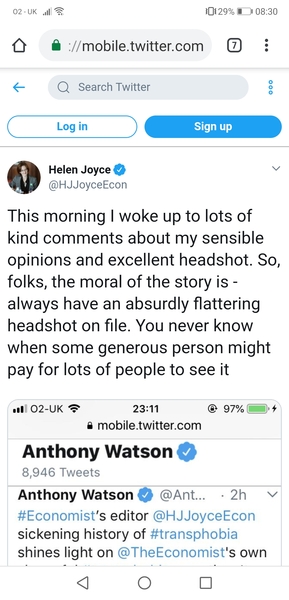 Anthony Watson thinks prominent GC woman journalist is his PA