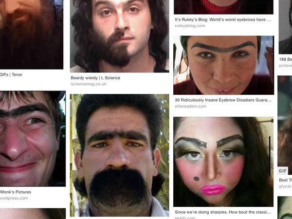 Ombré eyebrows- I'm old now aren't I?
