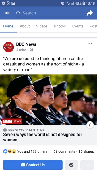The British Army do not buy any armour specifically designed for women