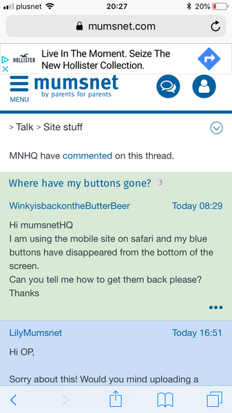 Where have my buttons gone?