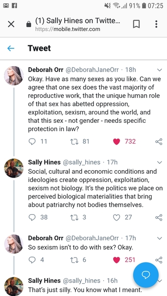 Our favourite genderology professor from Leeds does it again.