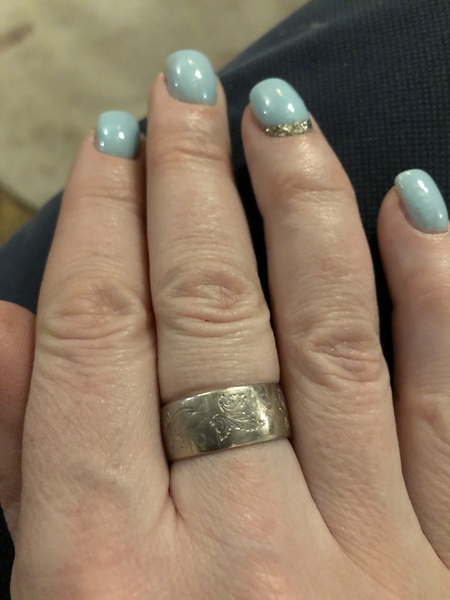 To want a small engagement ring?