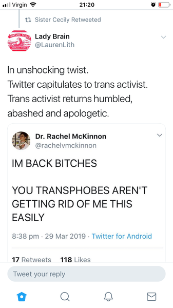 Rachel McKinnon suspended from Twitter