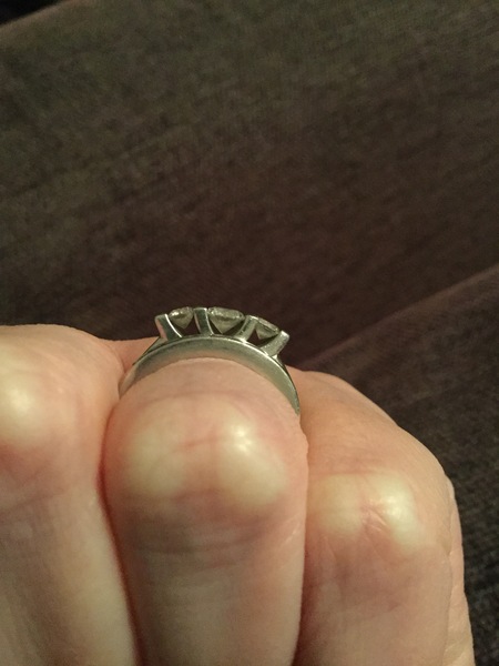 To want a small engagement ring?