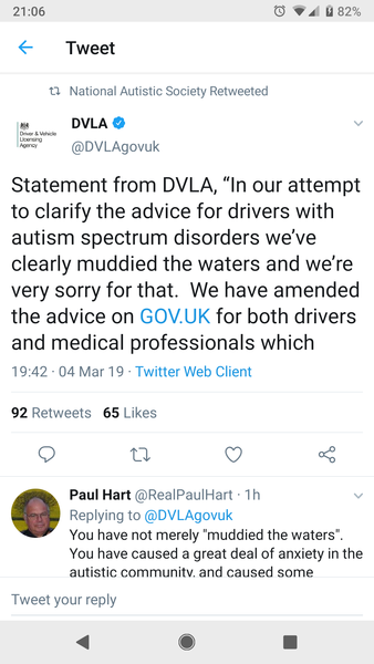 Autism and driving - new dvla rules